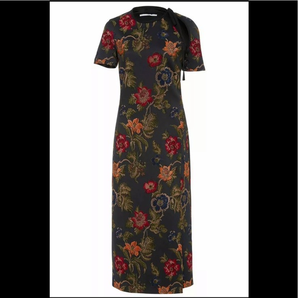 Rosetta Getty Floral Jacquard Dress size 12 - Picture 2 of 10